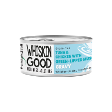 WhiskinGood Wellness Solutions Tuna & Chic w/Green-Lipped Mussels Gravy 70g, 508994, cat Wet Food, WhiskinGood, cat Food, catsmart, Food, Wet Food